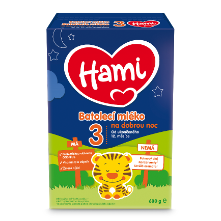 Batolecí mléko Hami 3 na dobrou noc