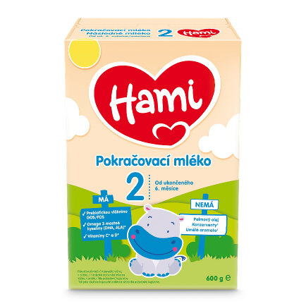 Kojenecké pokračovací mléko Hami 2