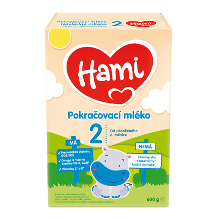 Kojenecké pokračovací mléko Hami 2